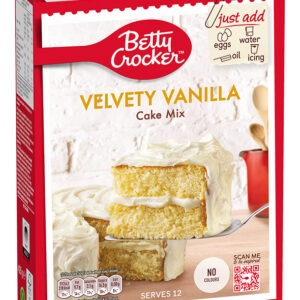 Betty Crocker Velvety Vanilla Cake Mix 425g