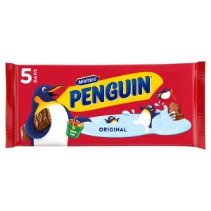 McVities Pengiun Chocolate Bars 123g (5 Pack x 4)