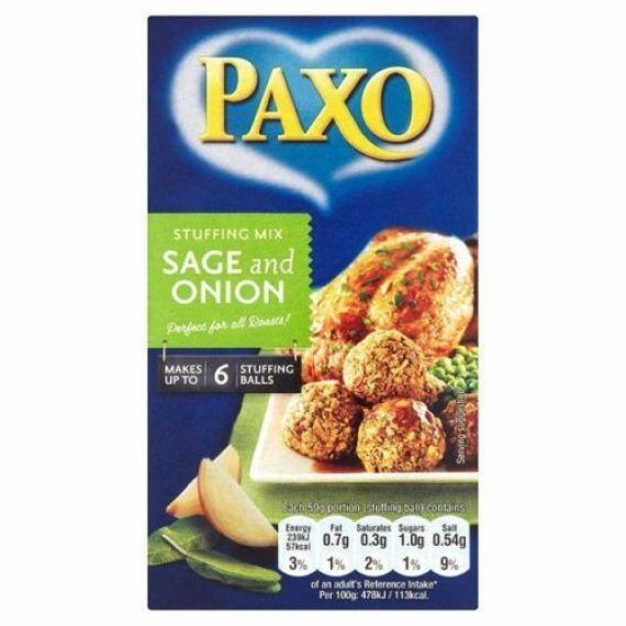Paxo Sage & Onion Stuffing Mix 85g x 2 Pack