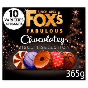 Christmas Fox's Fabulous Chocolatey Biscuit Selection 365G