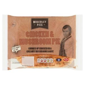 Mogerley Chicken & Mushroom Pie 190g x (6 per box)