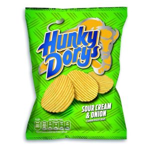 Hunky Dory Sour Cream & Onion 37g (50 packs per box)