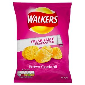 WALKERS DEFINITIVELY PRAWN COCKTAIL 32.5G +50% EXTRA 32 pack