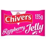 Chivers Raspberry flavour jelly 135g x (12 packs)