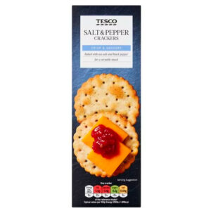 Tesco Salt & Pepper Cracker - 185g