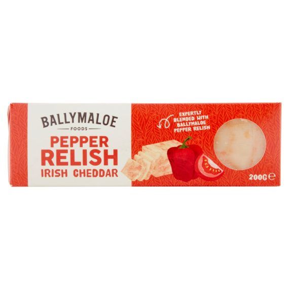 Ballymaloe Pepper Relish Irish Cheddar (200g)
