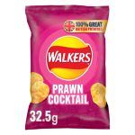 WALKERS DEFINITIVELY PRAWN COCKTAIL 32.5G +50% EXTRA 32 pack