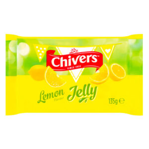 Chivers Lemon flavour jelly 135g x (12 packs)