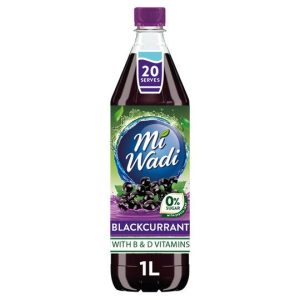 MiWadi Blackcurrant Cordial 0% Sugar 1 Litre