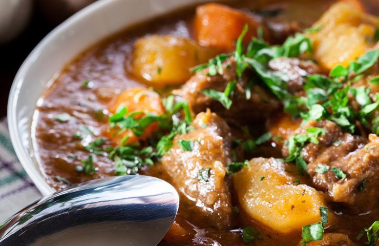 irish stew in bowl
