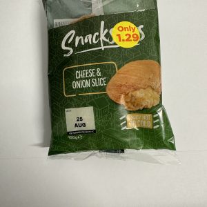 Snacksters Cheese & Onion Slice 150g x 6