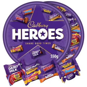Christmas Cadbury Heroes Chocolate Tub 550g