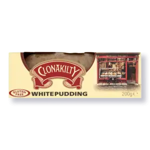 Clonakilty Gluten-free White Pudding, 12 x 200g