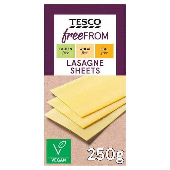 Tesco Free From Lasagne Sheets 250g