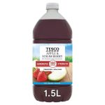 Tesco Quadruple Strength Apple & Strawberry Squash No Added Sugar 1.5L