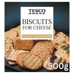 Tesco Biscuits For Cheese 500g