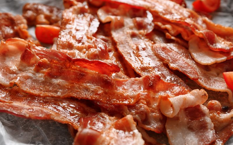 how many slices in a rasher of bacon
