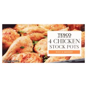 Tesco Chicken Stock Pots 4 Pack 112g