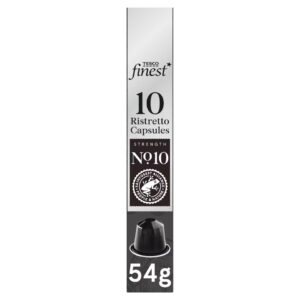 Tesco Finest 10 Ristretto Espresso Capsules 54g