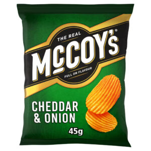 McCoy's Cheddar & Onion Crisps 45g (36 packs)