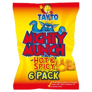 Tayto Mighty Munch Hot & Spicy 6 pack (6 x 26g)
