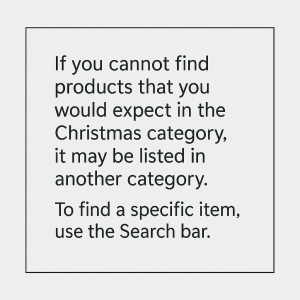 Product may be listed in another category