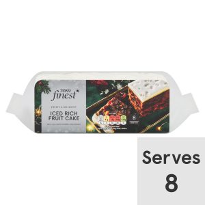 Tesco Finest Iced Rich Fruit Cake 400g