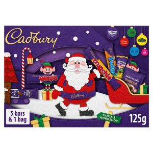 Cadbury Chocolate Xmas Santa Selection Box Medium 125g