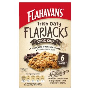Flahavan's Irish Oaty Flapjacks Choc Chip 240g (6 x 40g)