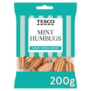 Tesco Mint Humbugs 200g