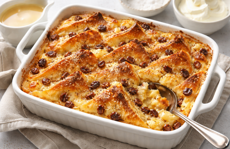 Bread and butter pudding